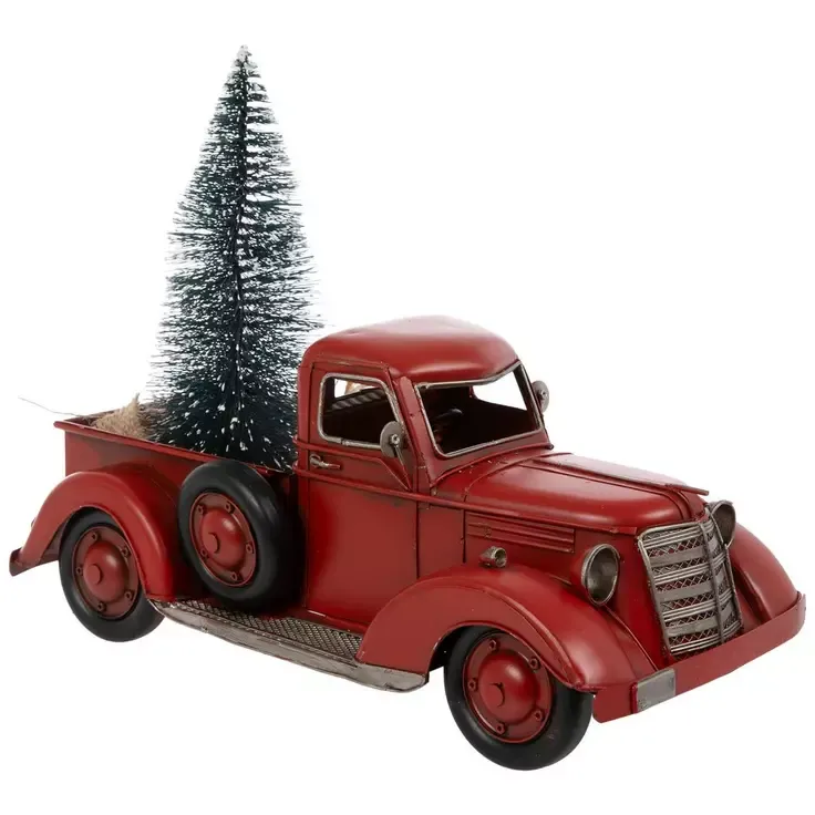 Vintage Christmas Tree Truck