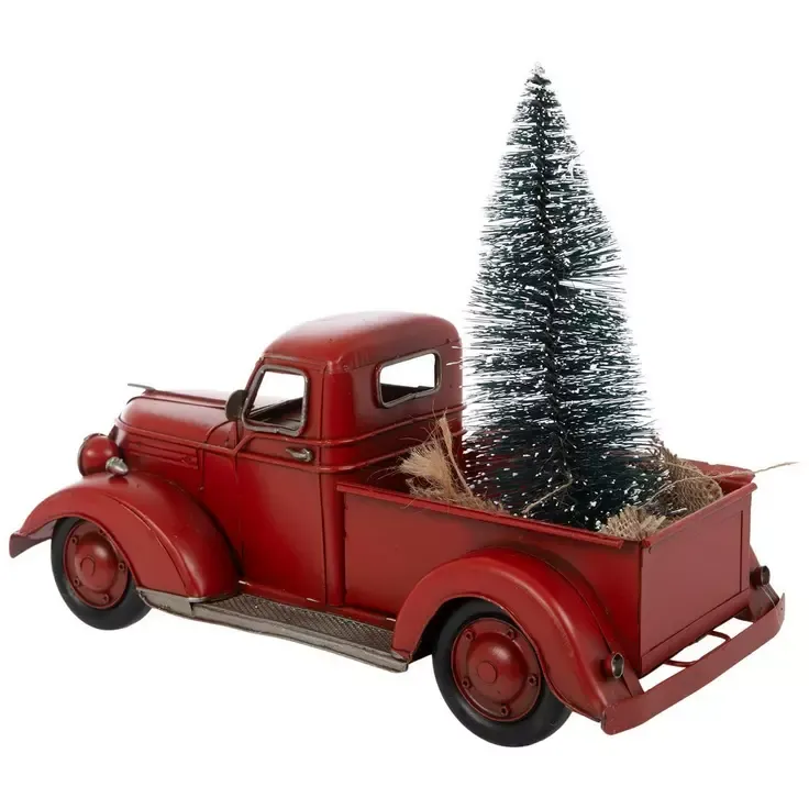 Vintage Christmas Tree Truck