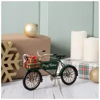 Green Merry Christmas Bicycle