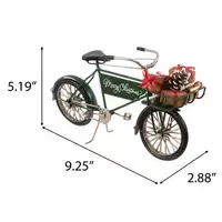 Green Merry Christmas Bicycle