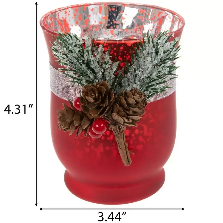 Mercury Glass Votive Candle Holder