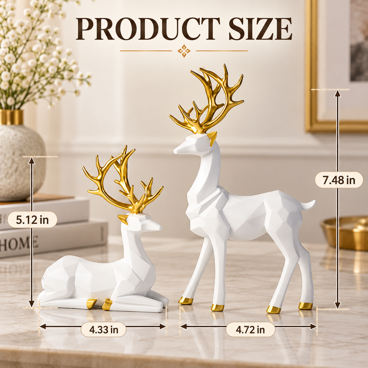 Deer sculpture