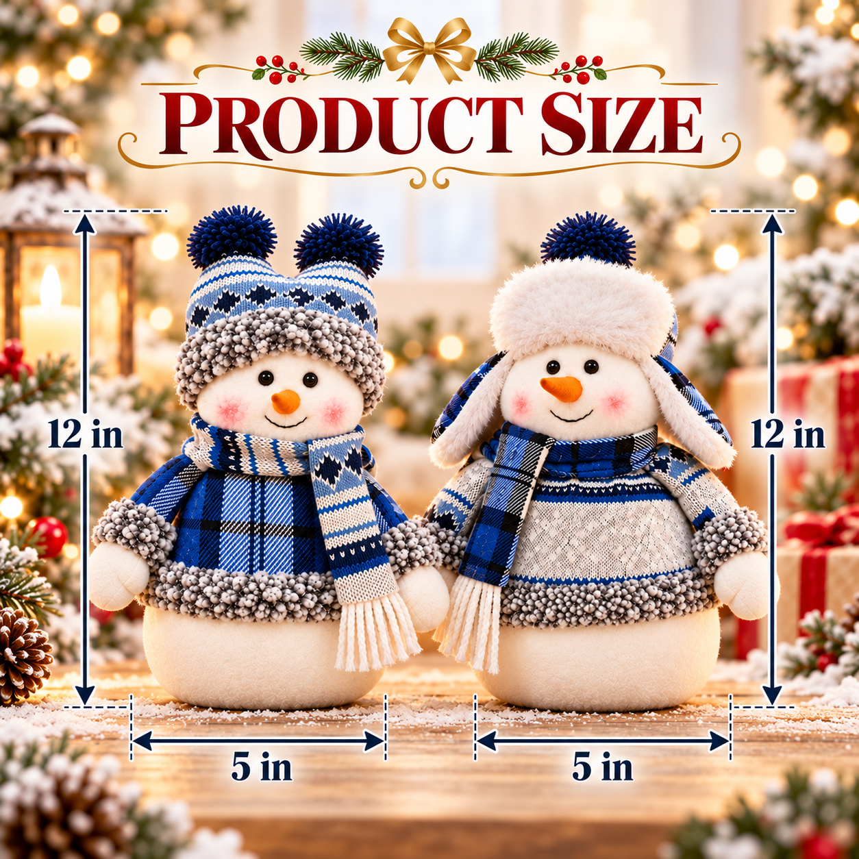 Christmas snowman doll