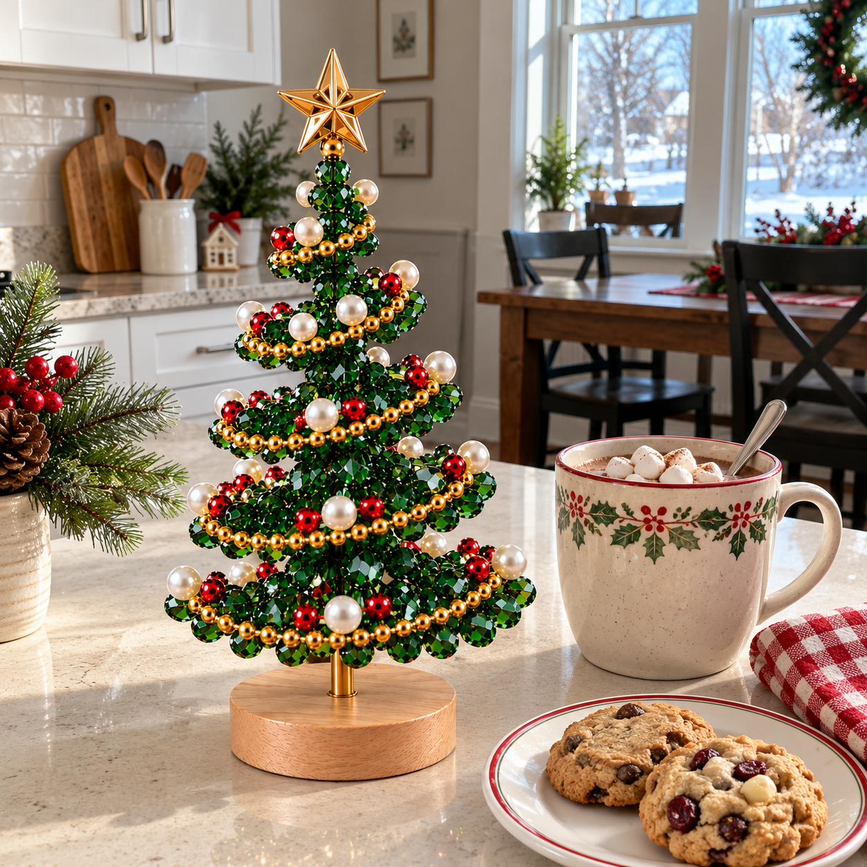 DIY Beaded Christmas Tree Kit