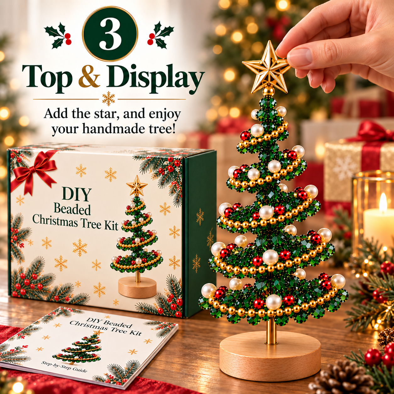 DIY Beaded Christmas Tree Kit