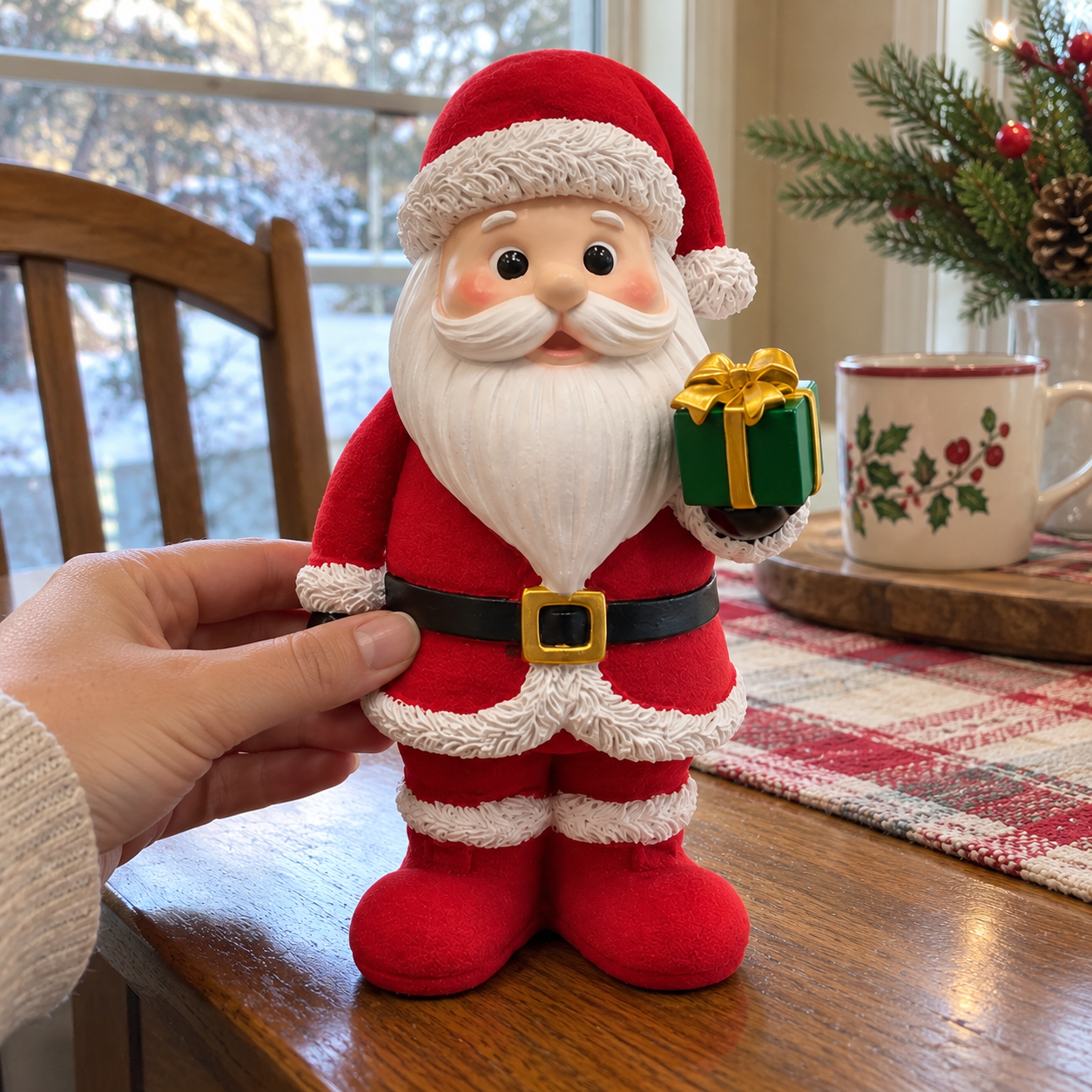 Christmas Santa Claus Figurine Set