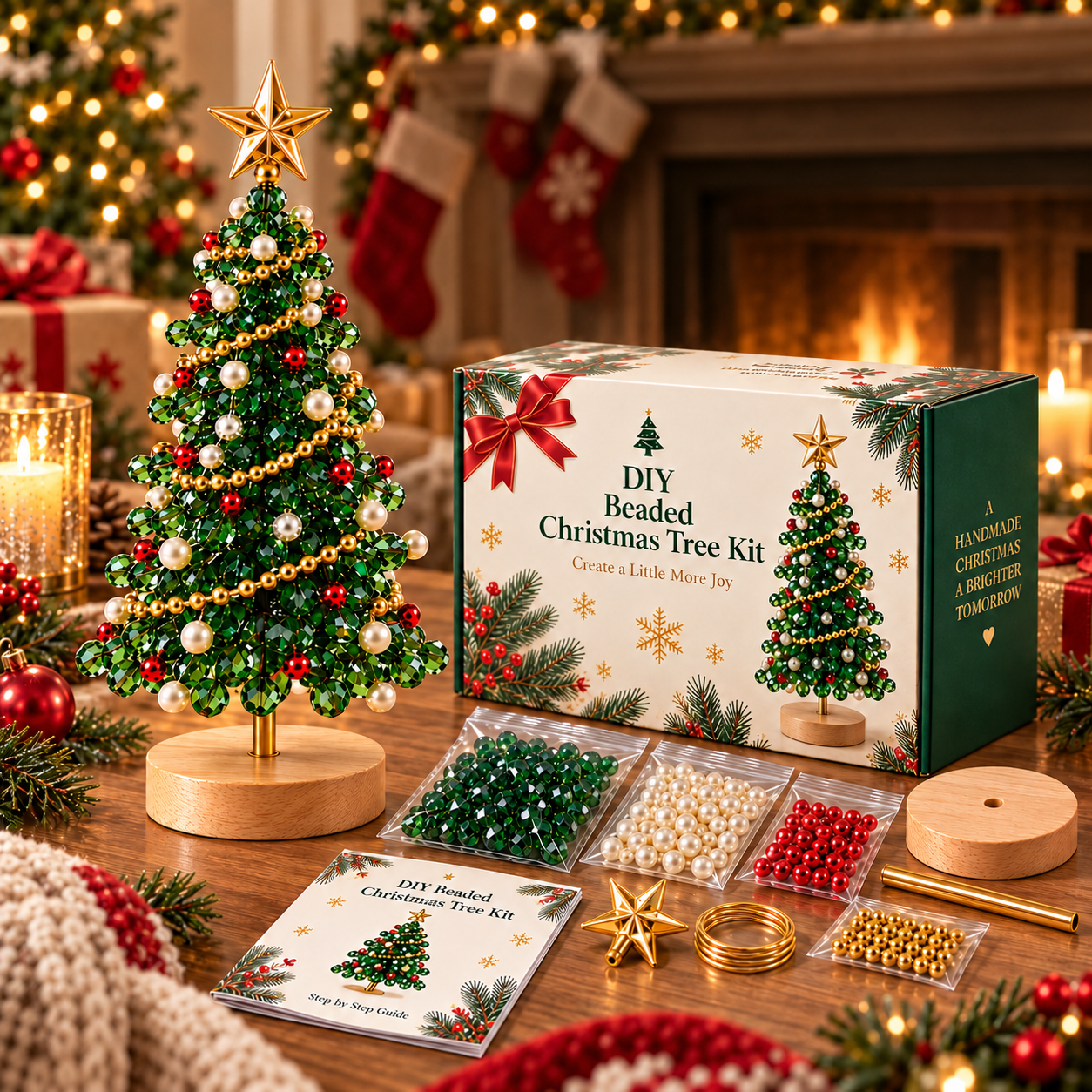 DIY Beaded Christmas Tree Kit