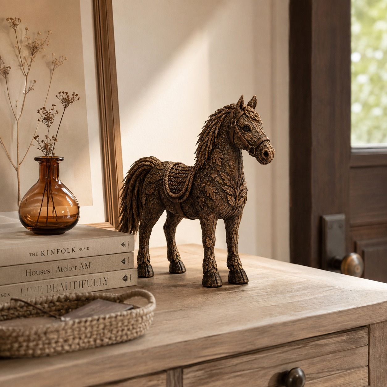 Vintage Botanical Animal Sculpture Collection