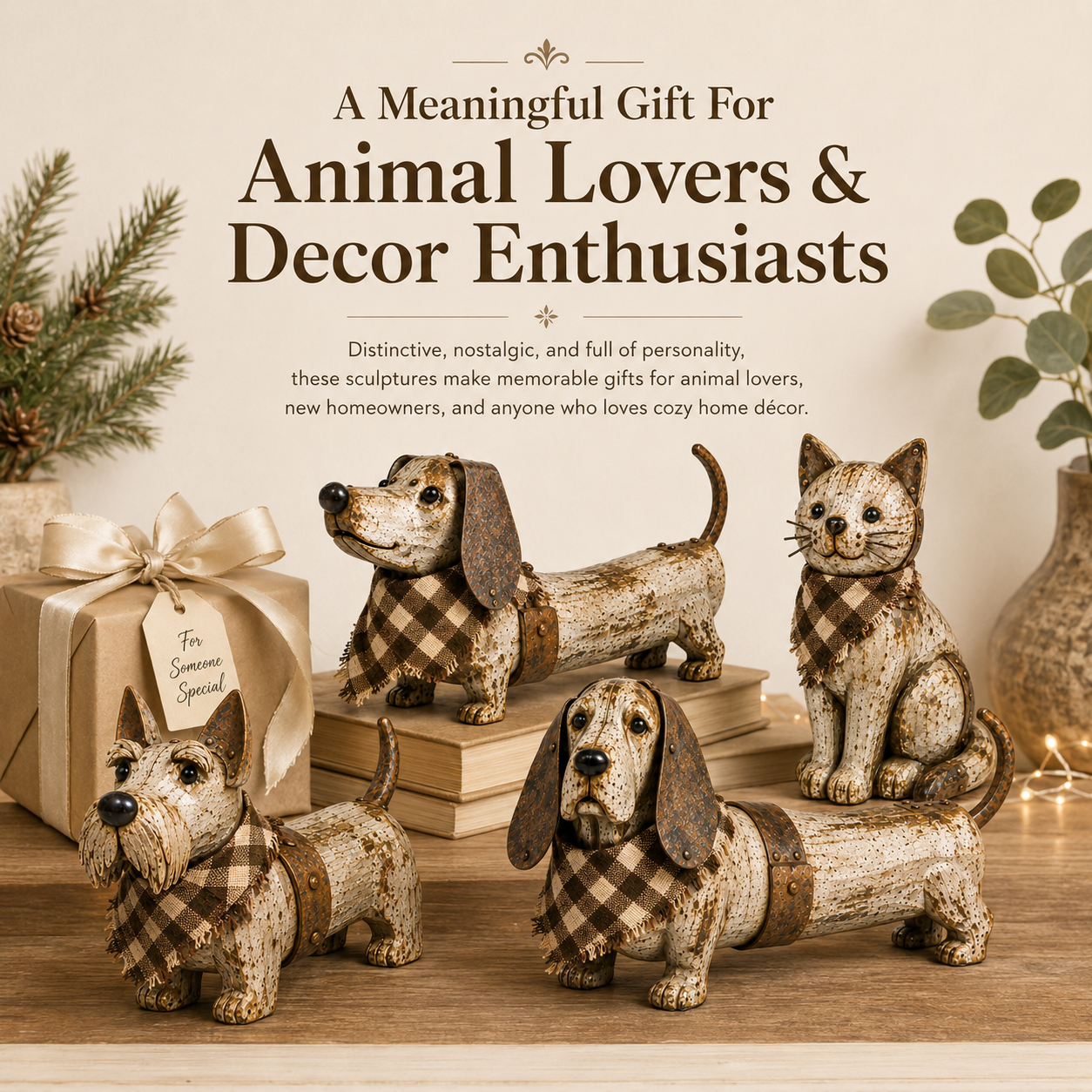 Vintage Metal Animal Sculpture Collection