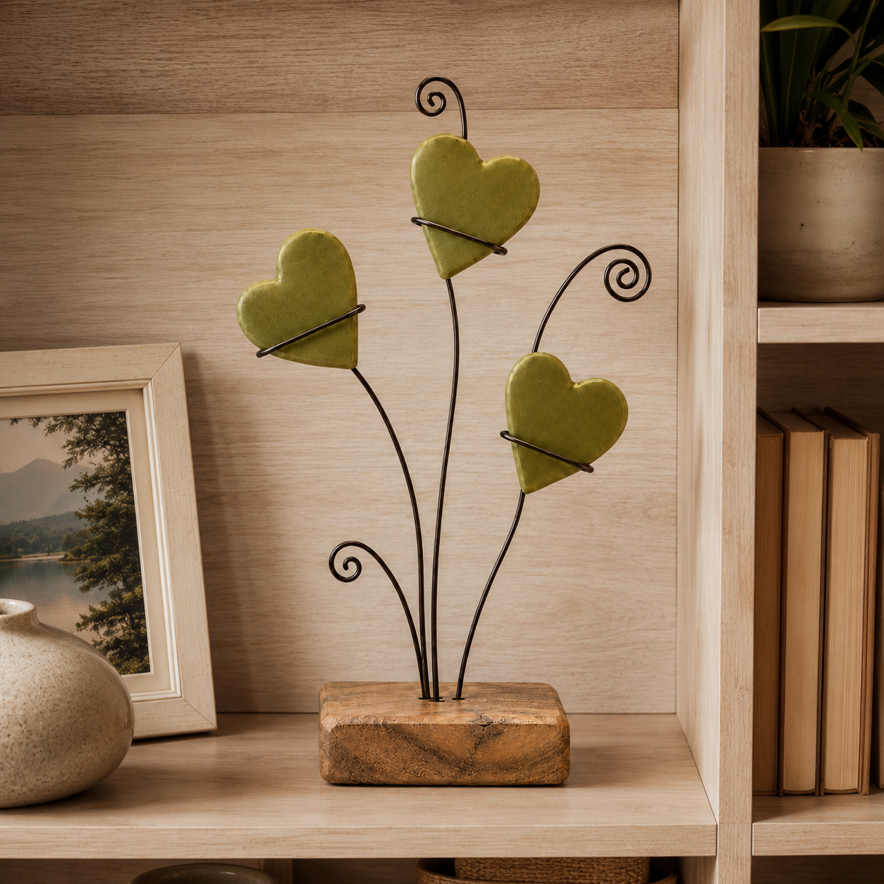Growing Hearts Tabletop Sculpture