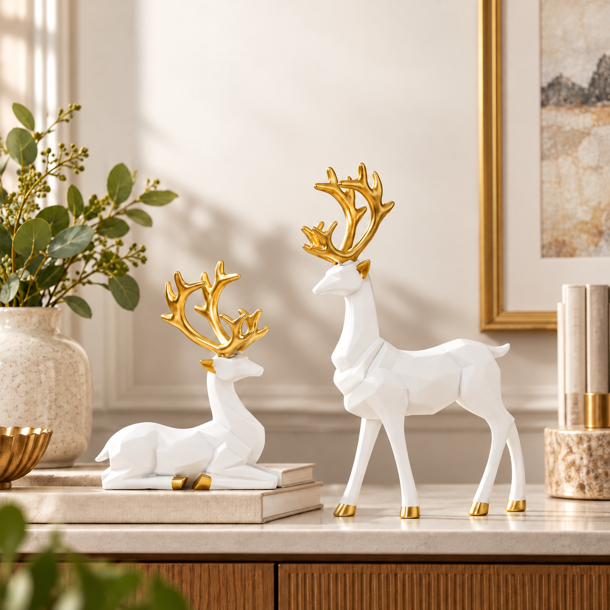 Deer sculpture