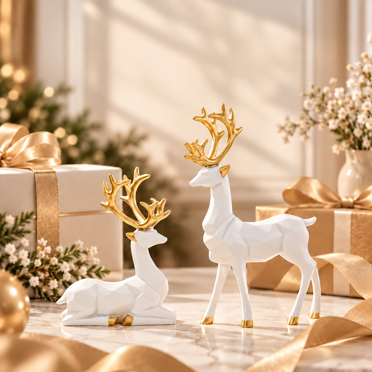 Deer sculpture