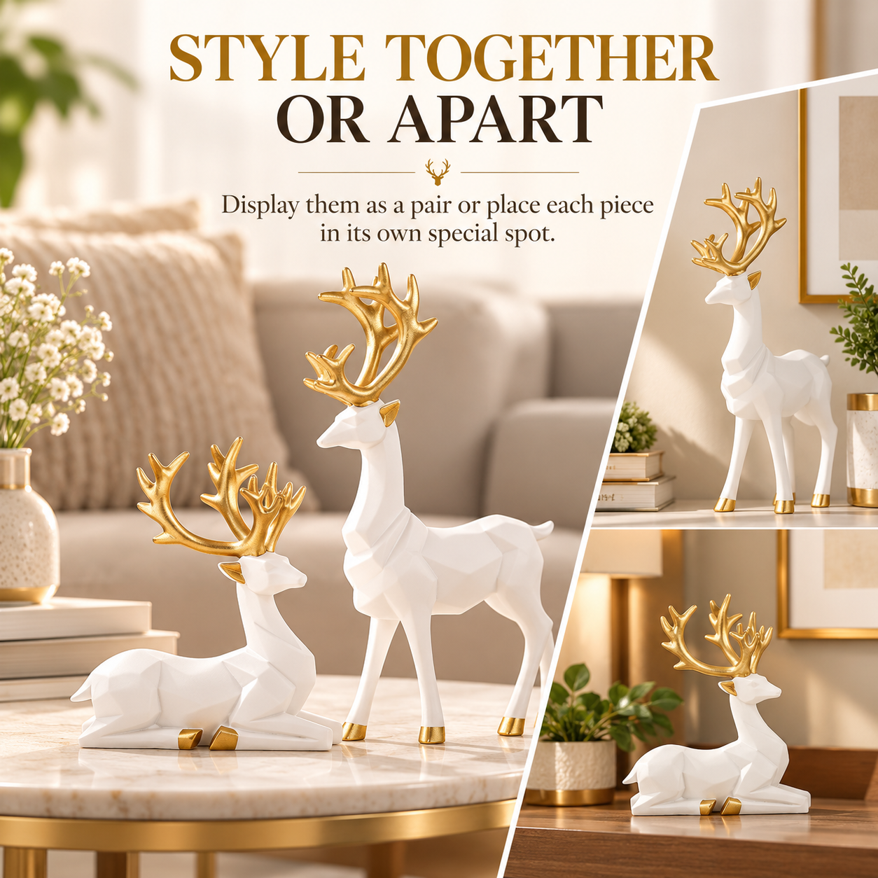 Deer sculpture