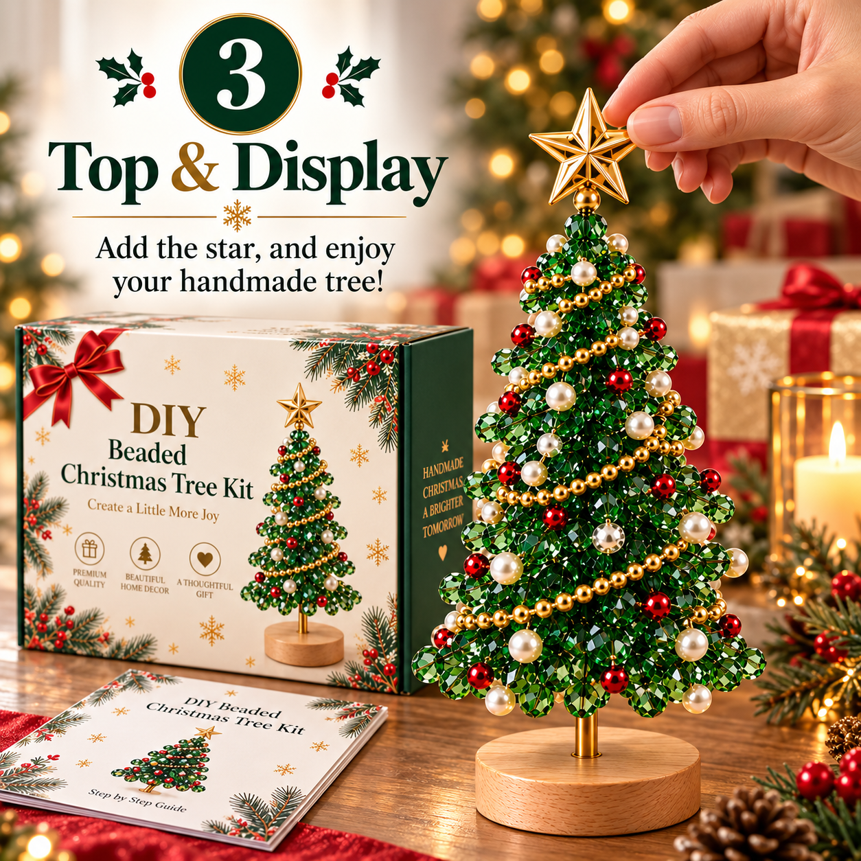 DIY Beaded Christmas Tree Kit