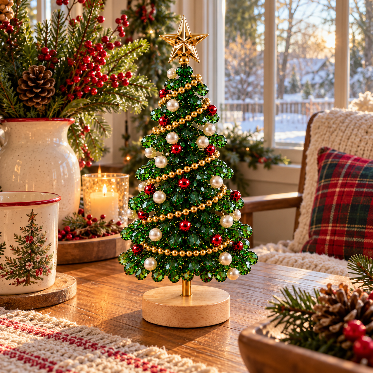 DIY Beaded Christmas Tree Kit