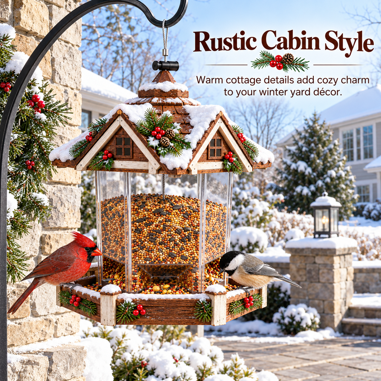Christmas Hanging Bird Feeder