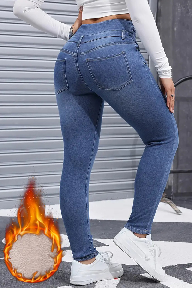 Women’s Fleece-Lined Stretch Skinny Jeans