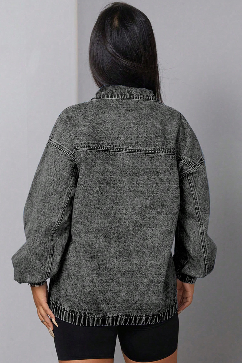 Women's Classic Long Sleeve Denim Shirt