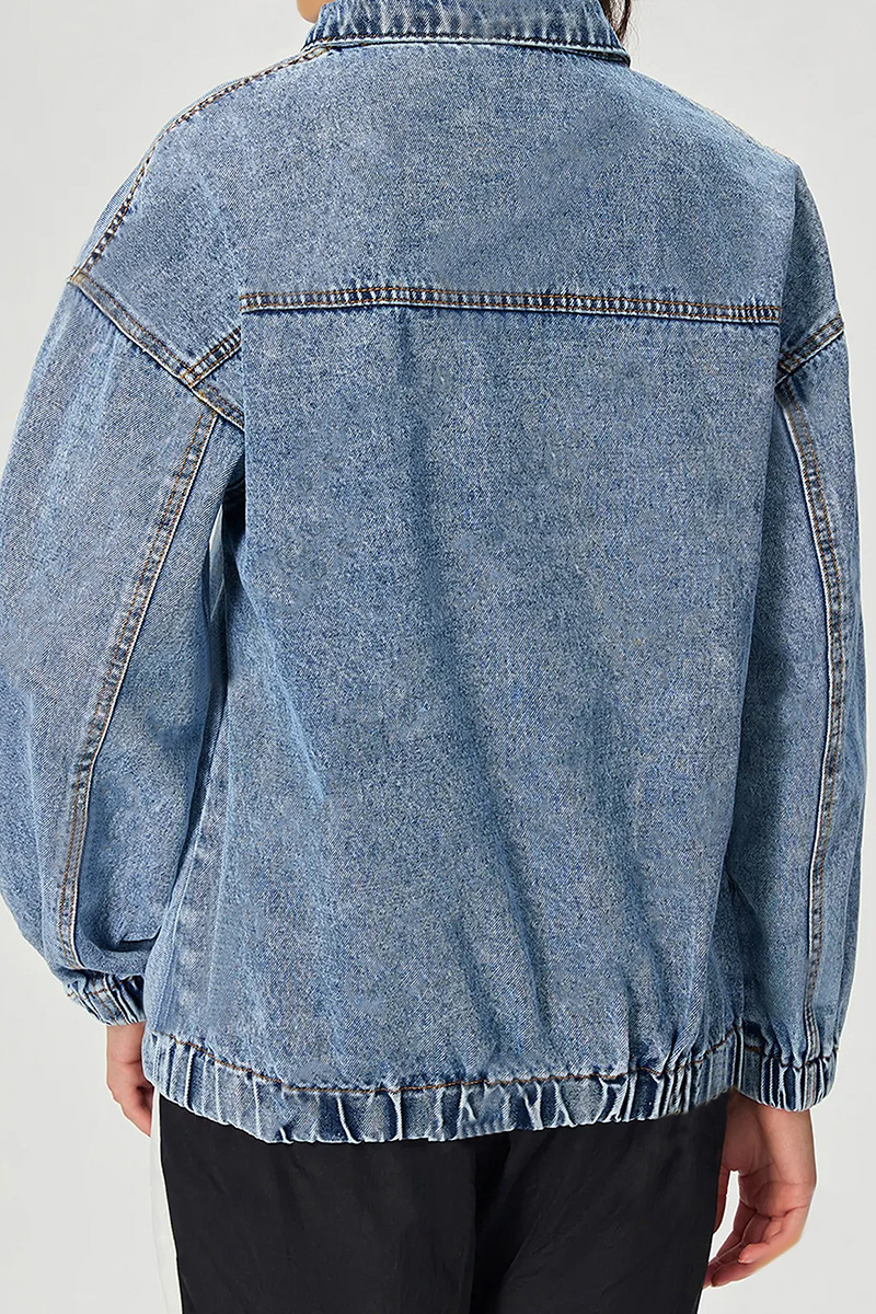 Women's Classic Long Sleeve Denim Shirt