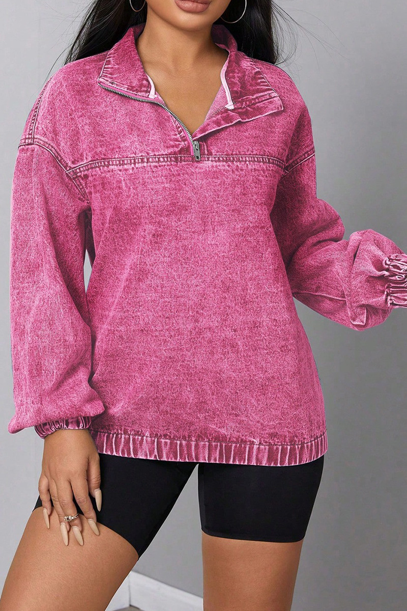 Women's Classic Long Sleeve Denim Shirt