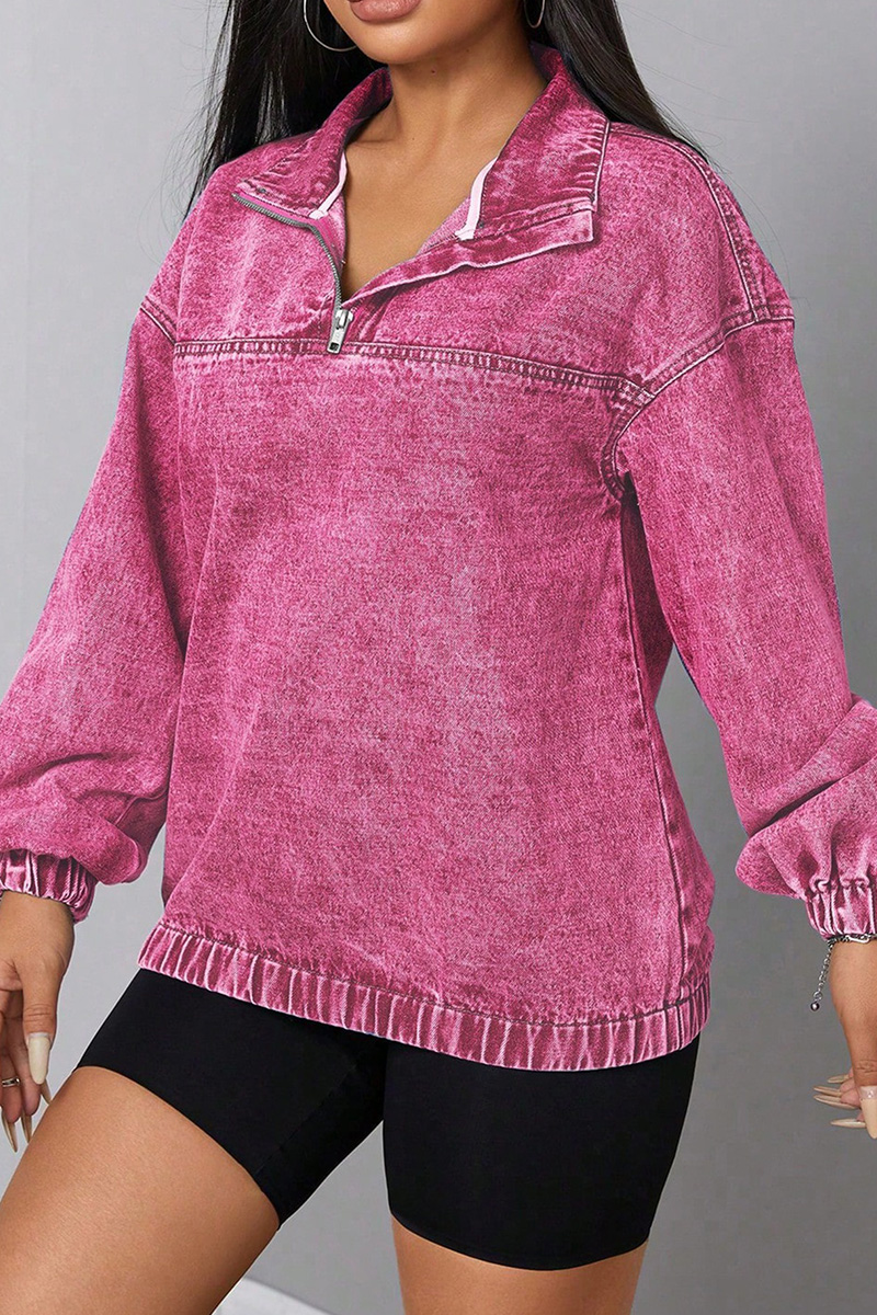 Women's Classic Long Sleeve Denim Shirt
