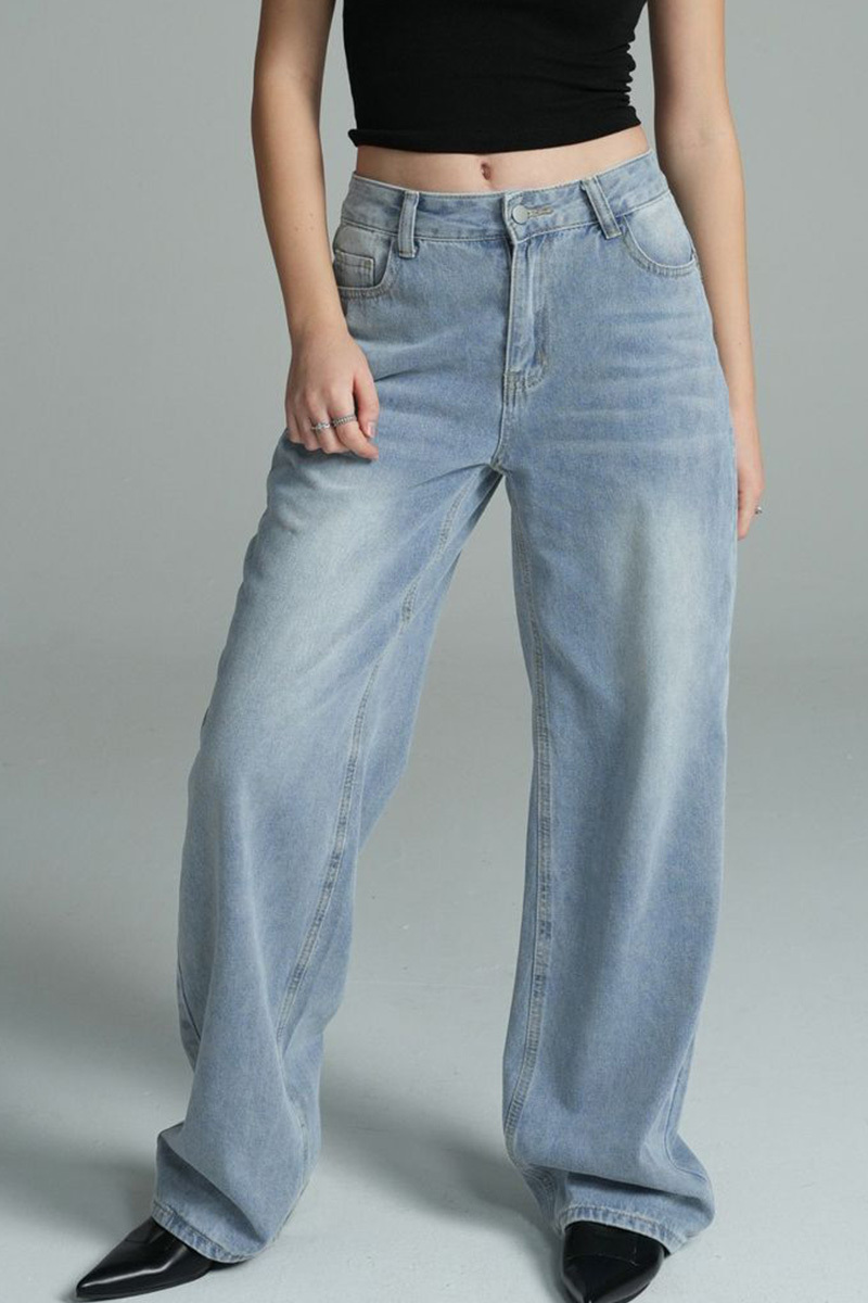 Vintage Low Rise Loose Jeans For Women