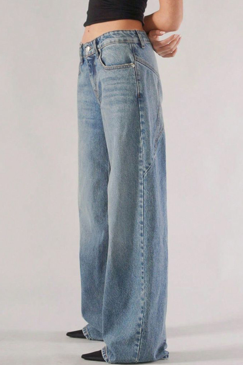 Vintage Low Rise Loose Jeans For Women