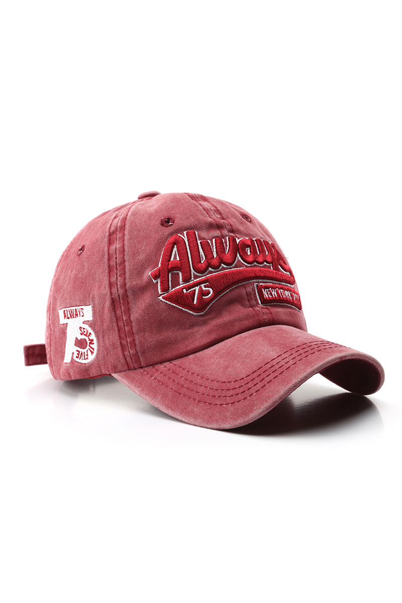 Women's Street Embroidered Letter Baseball Cap