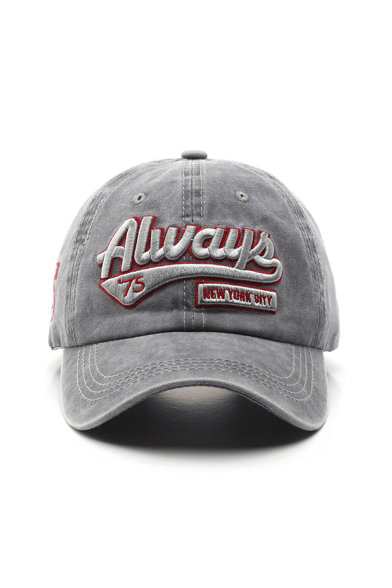 Women's Street Embroidered Letter Baseball Cap