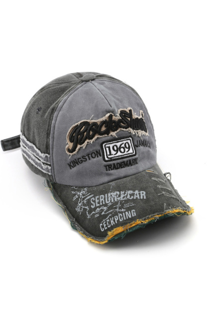 Women's Street Style Distressed Baseball Cap