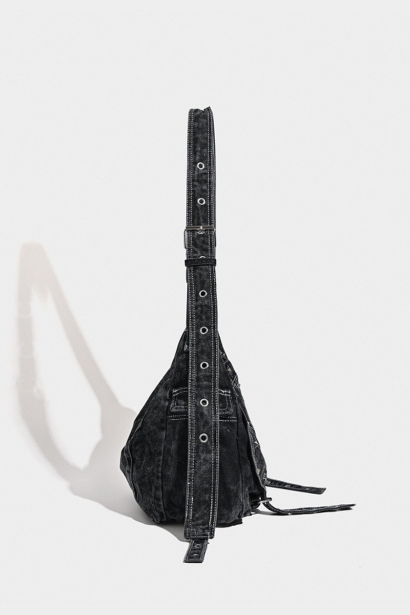 Women's Casual Distressed Studded Tote Bag