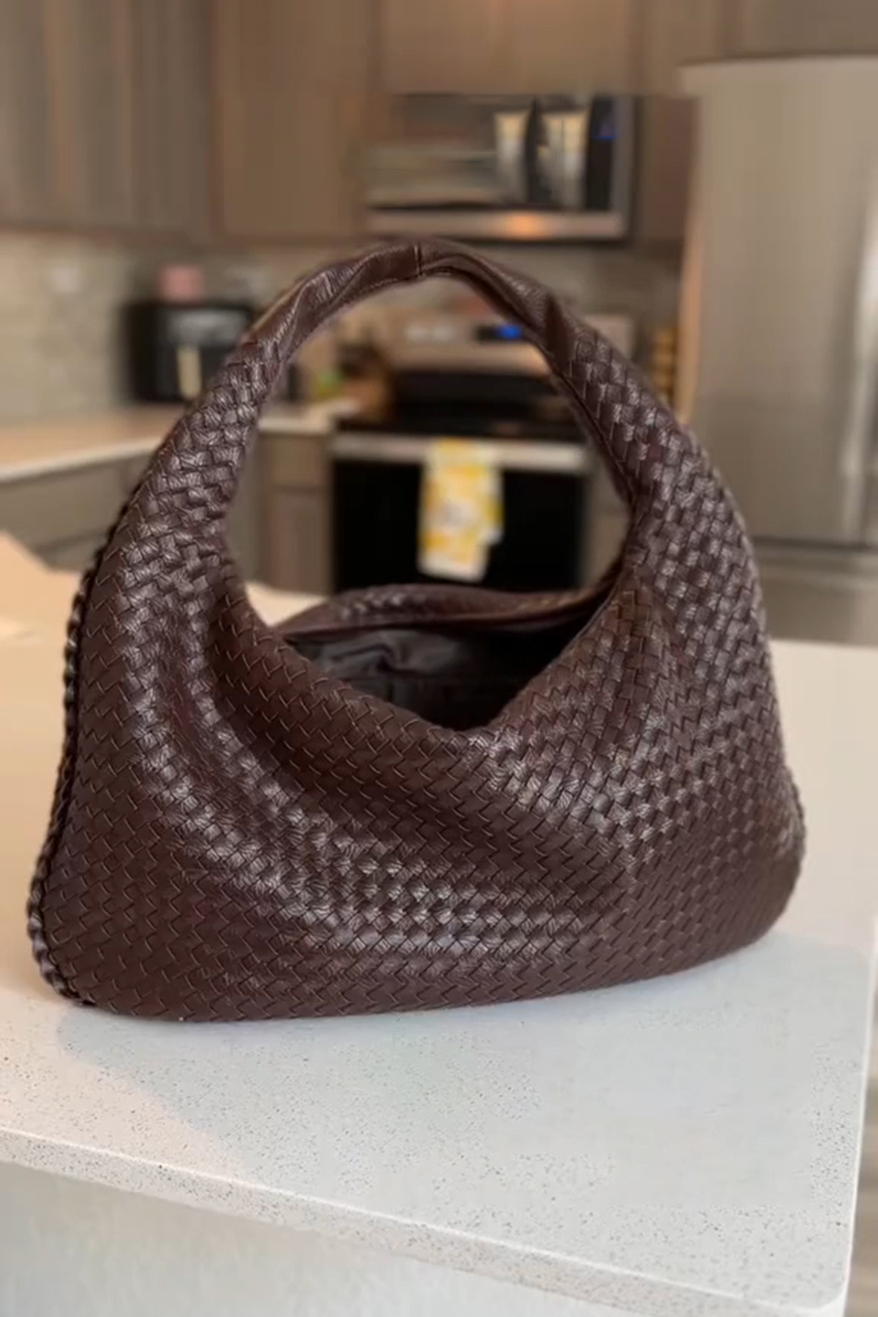 Women's French Woven Underarm Tote Bag