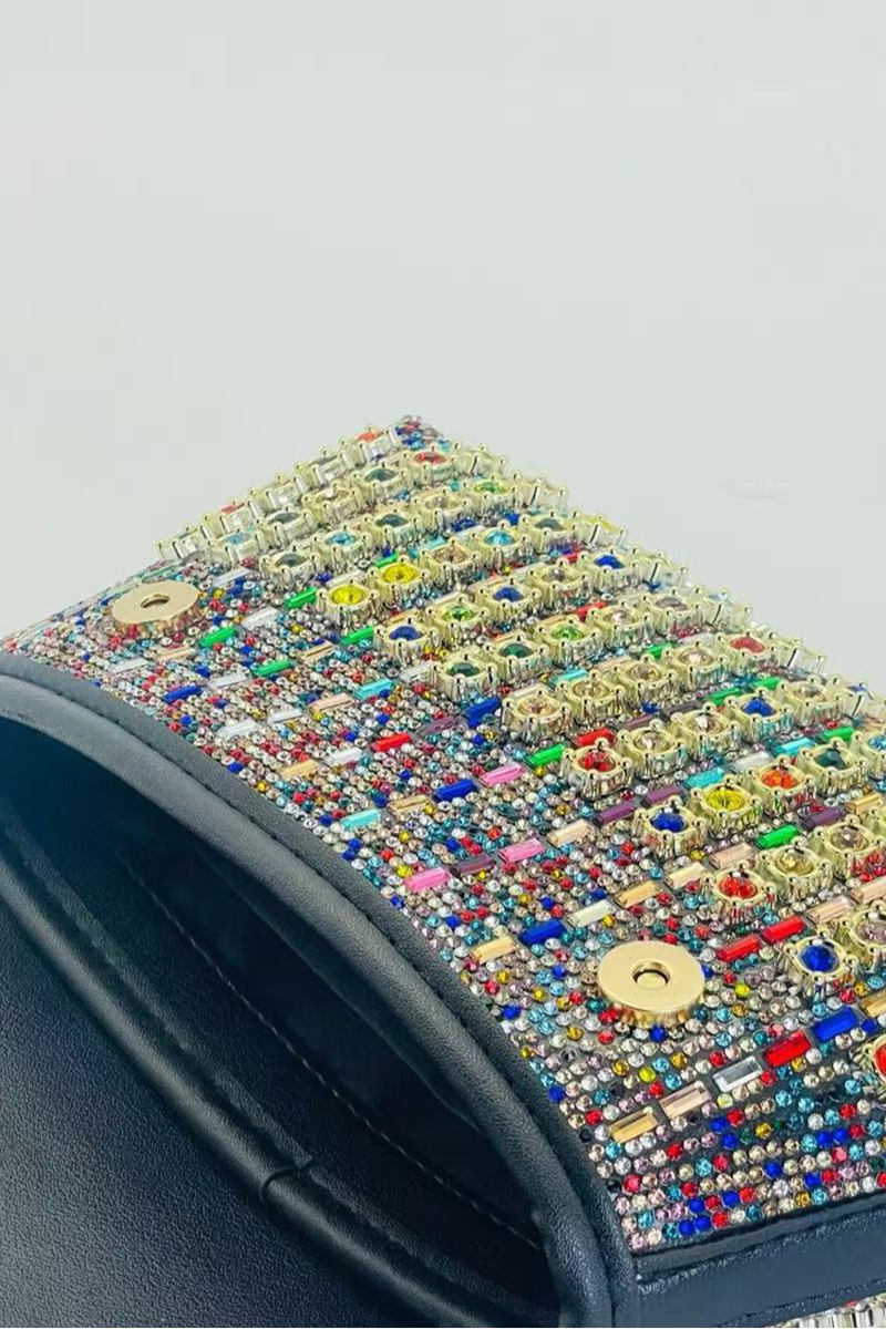 Women's Fashion Evening Rhinestone Gala Tote Bag
