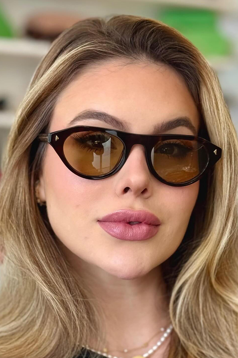 Women's Fashion Cat Eye Rhinestone Studded Sunglasses