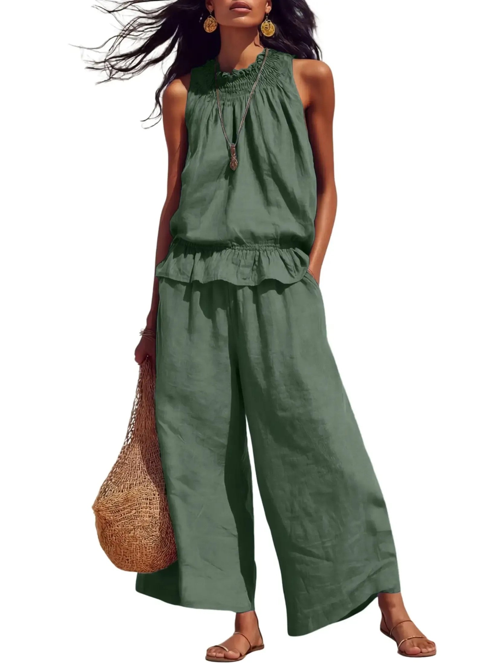 Women's Breathable Casual Summer Two-Piece Outfit🎁 Buy 2 Free Shipping!