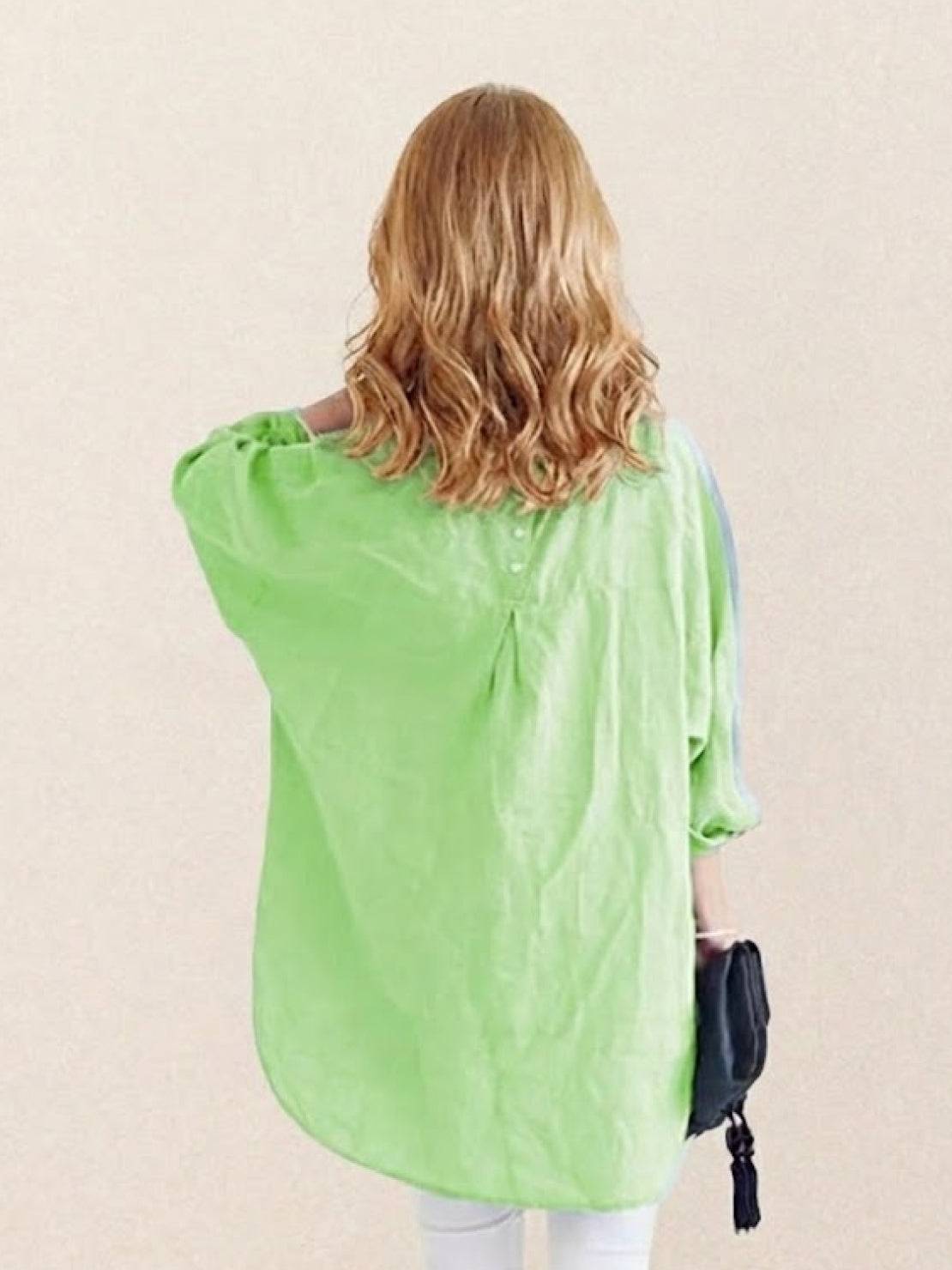 🔥CLEARANCE SALE🔥 The Oversized 100% Cotton Linen Shirt