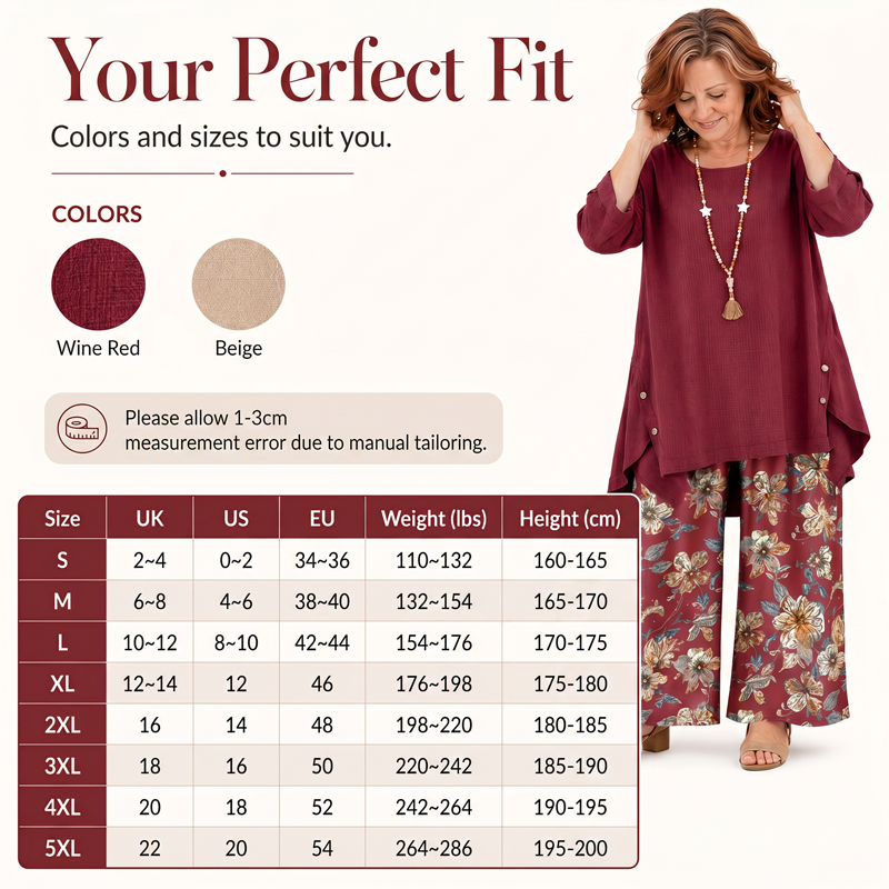 🔥CLEARANCE SALE🔥Women's Cotton Linen Half Sleeve Top ＆ Pants Set