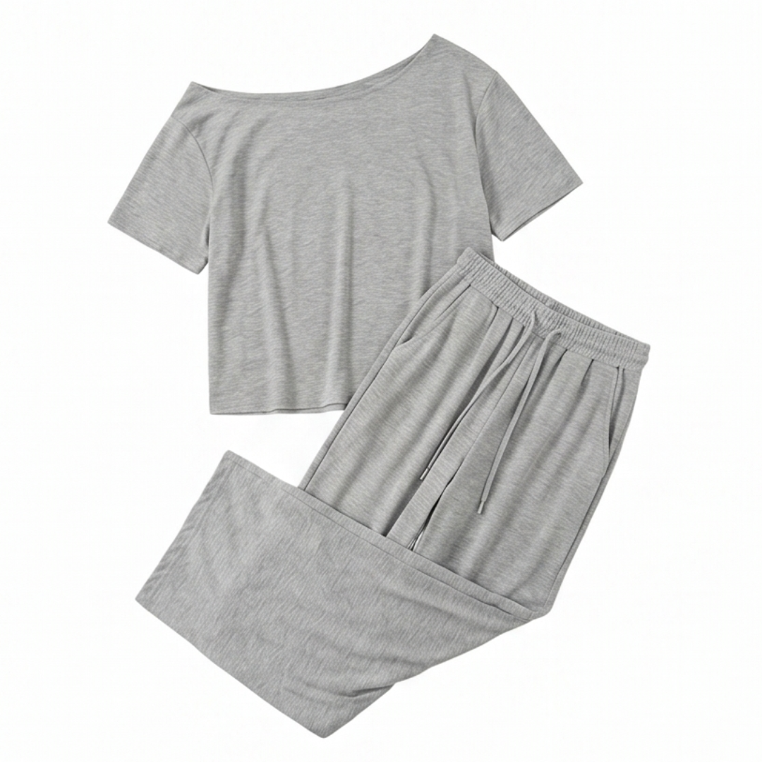 Solenya™ – Effortless Off Shoulder Two Piece Set