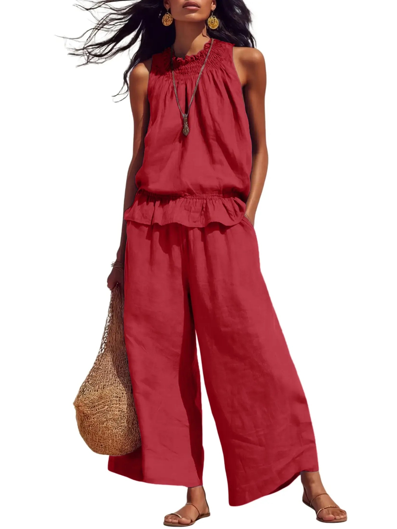 Women's Breathable Casual Summer Two-Piece Outfit🎁 Buy 2 Free Shipping!