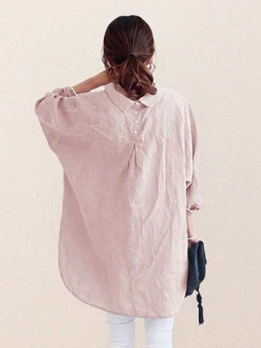🔥CLEARANCE SALE🔥 The Oversized 100% Cotton Linen Shirt