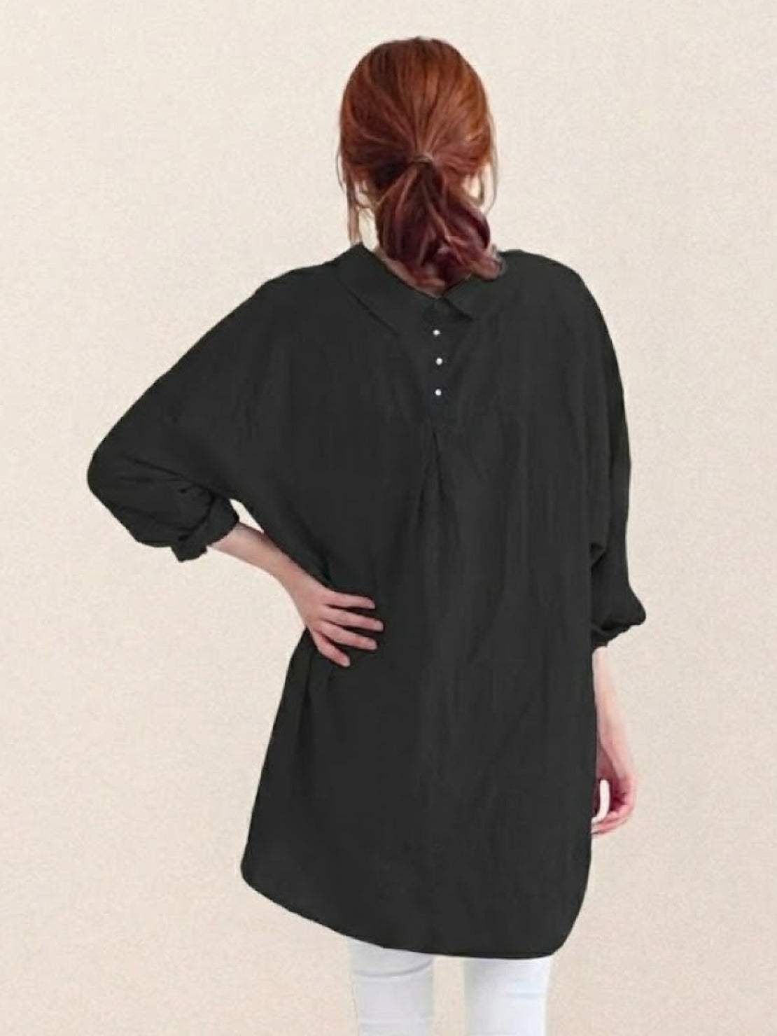 🔥CLEARANCE SALE🔥 The Oversized 100% Cotton Linen Shirt