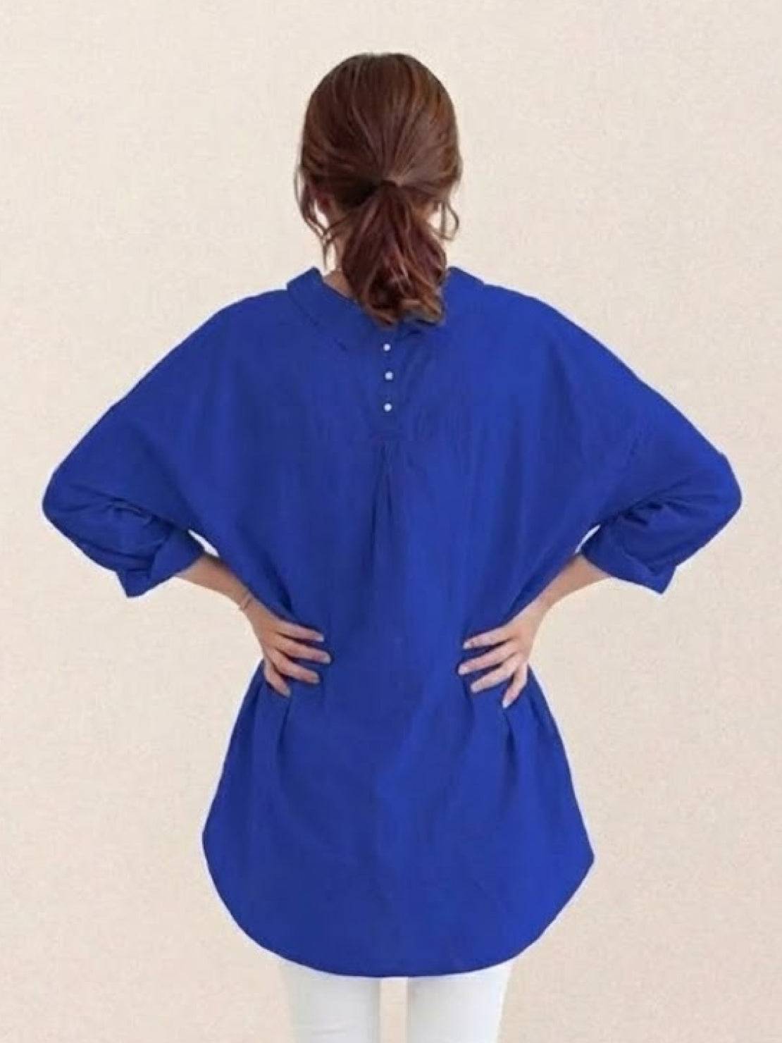 🔥CLEARANCE SALE🔥 The Oversized 100% Cotton Linen Shirt
