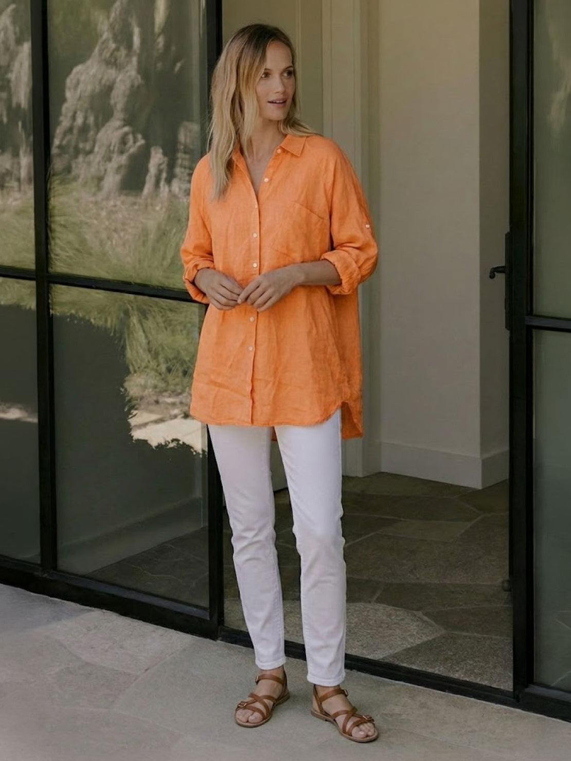 🔥CLEARANCE SALE🔥 The Oversized 100% Cotton Linen Shirt