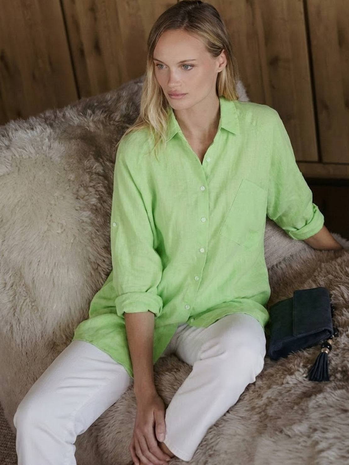 🔥CLEARANCE SALE🔥 The Oversized 100% Cotton Linen Shirt
