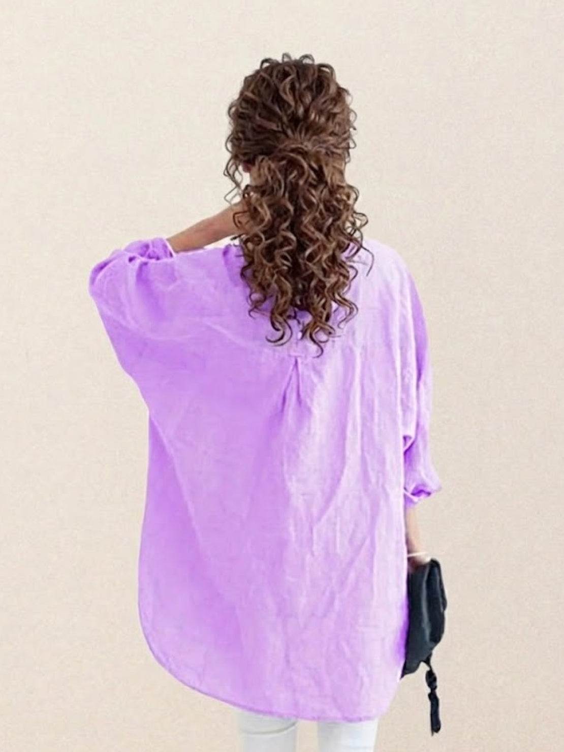 🔥CLEARANCE SALE🔥 The Oversized 100% Cotton Linen Shirt