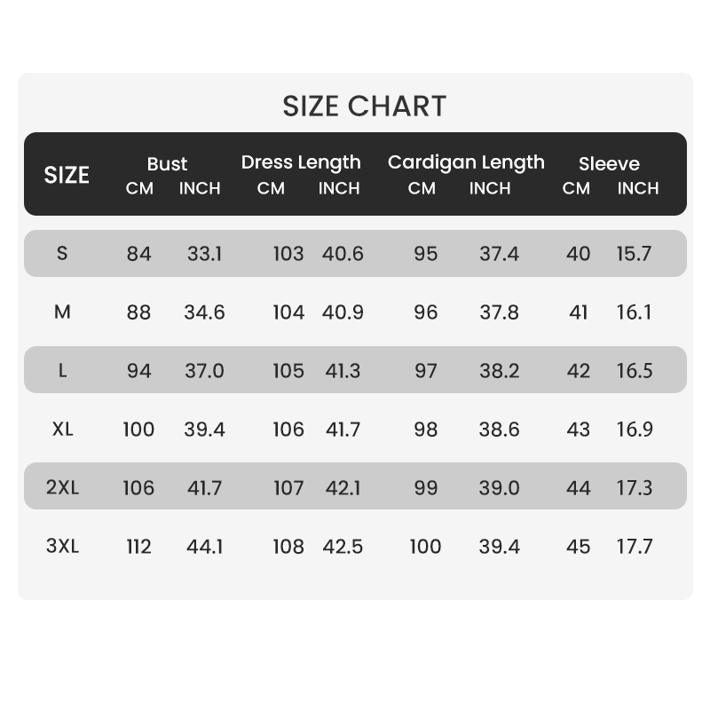 🔥CLEARANCE SALE🔥Women's Elegant Chiffon Dress & Cardigan 2-Piece Set