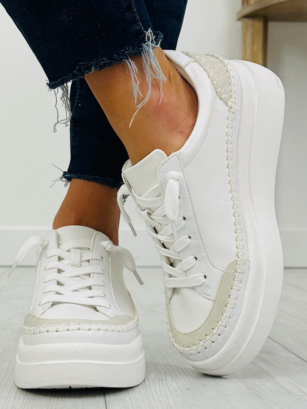 Women's Platform Sneakers - Style 2 - product view 4