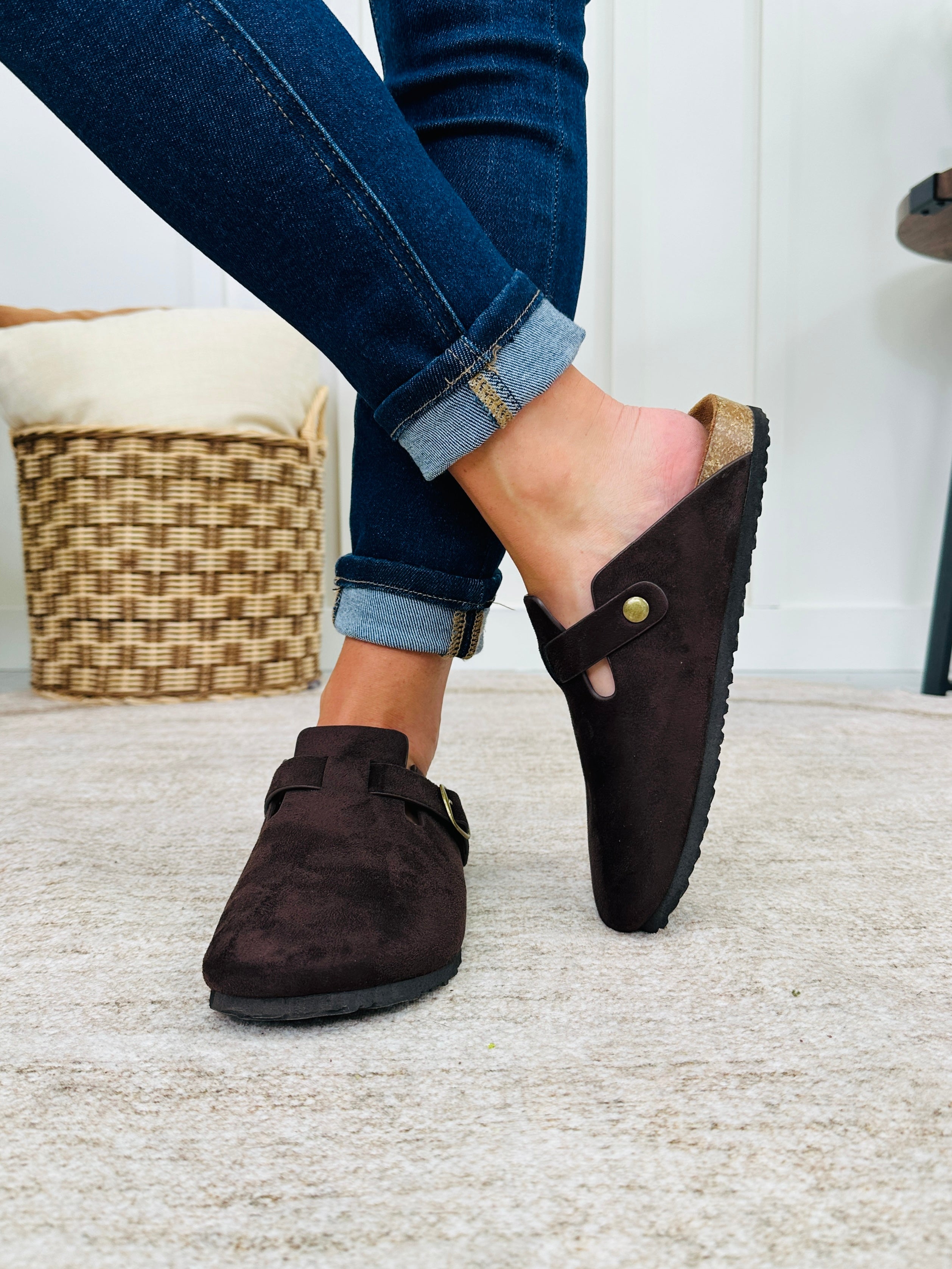Women's Multiple Colors Suede-Look Clogs - Style 2 - product view 2