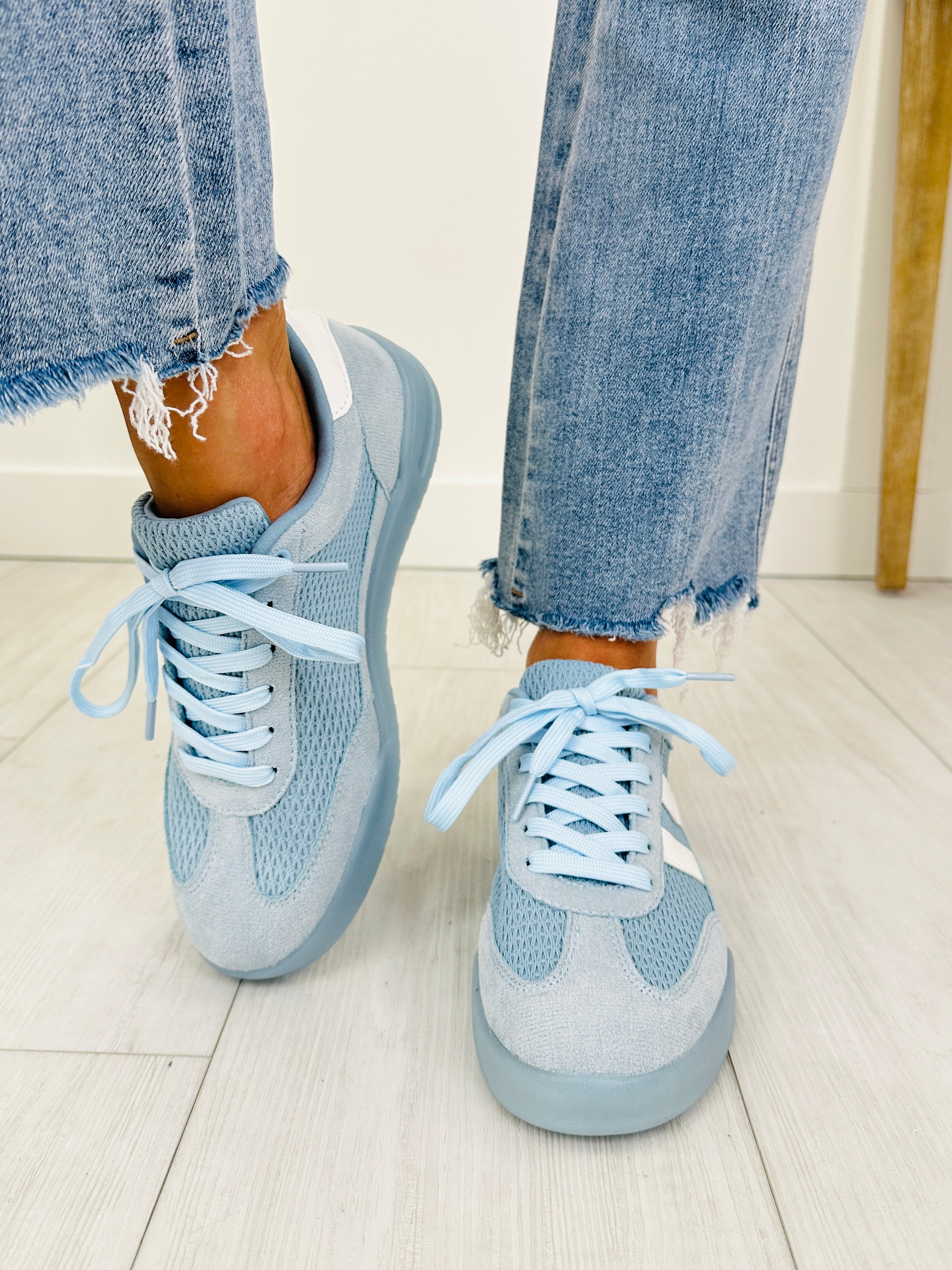 Women's Blue Sneakers - product view 3