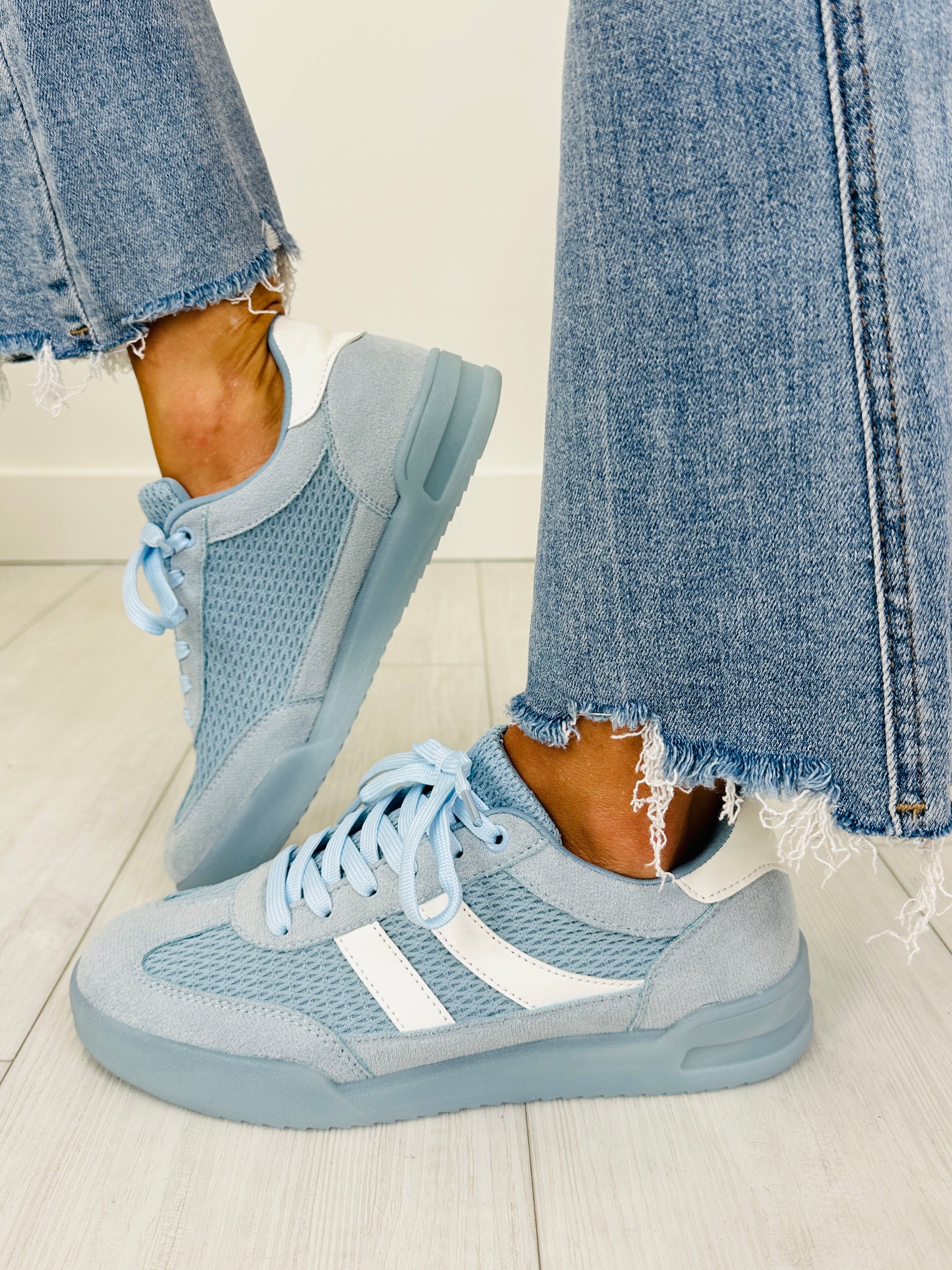 Women's Blue Sneakers - product view 2